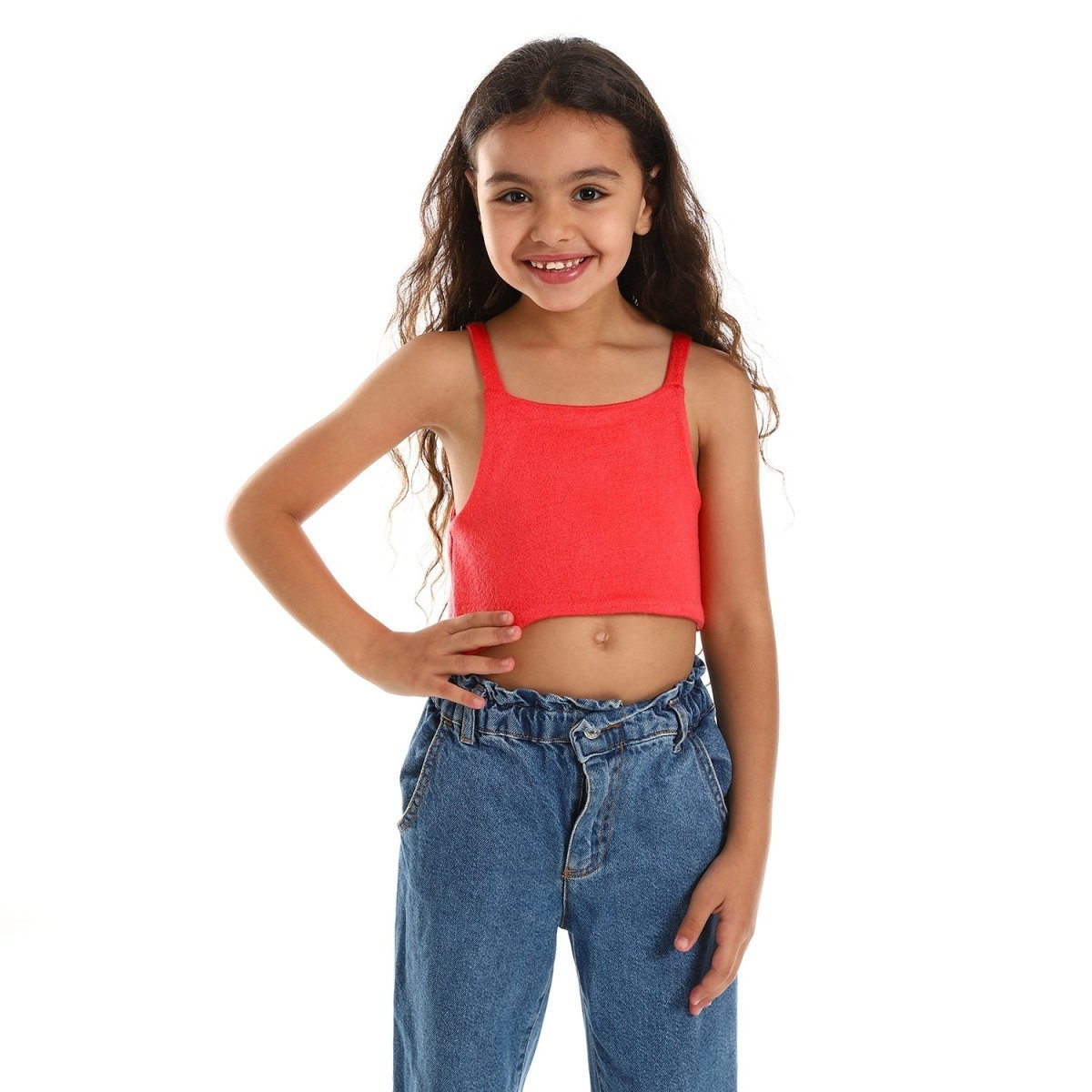 Blouse Kady Short With Sleeves Spaghetti For Girls