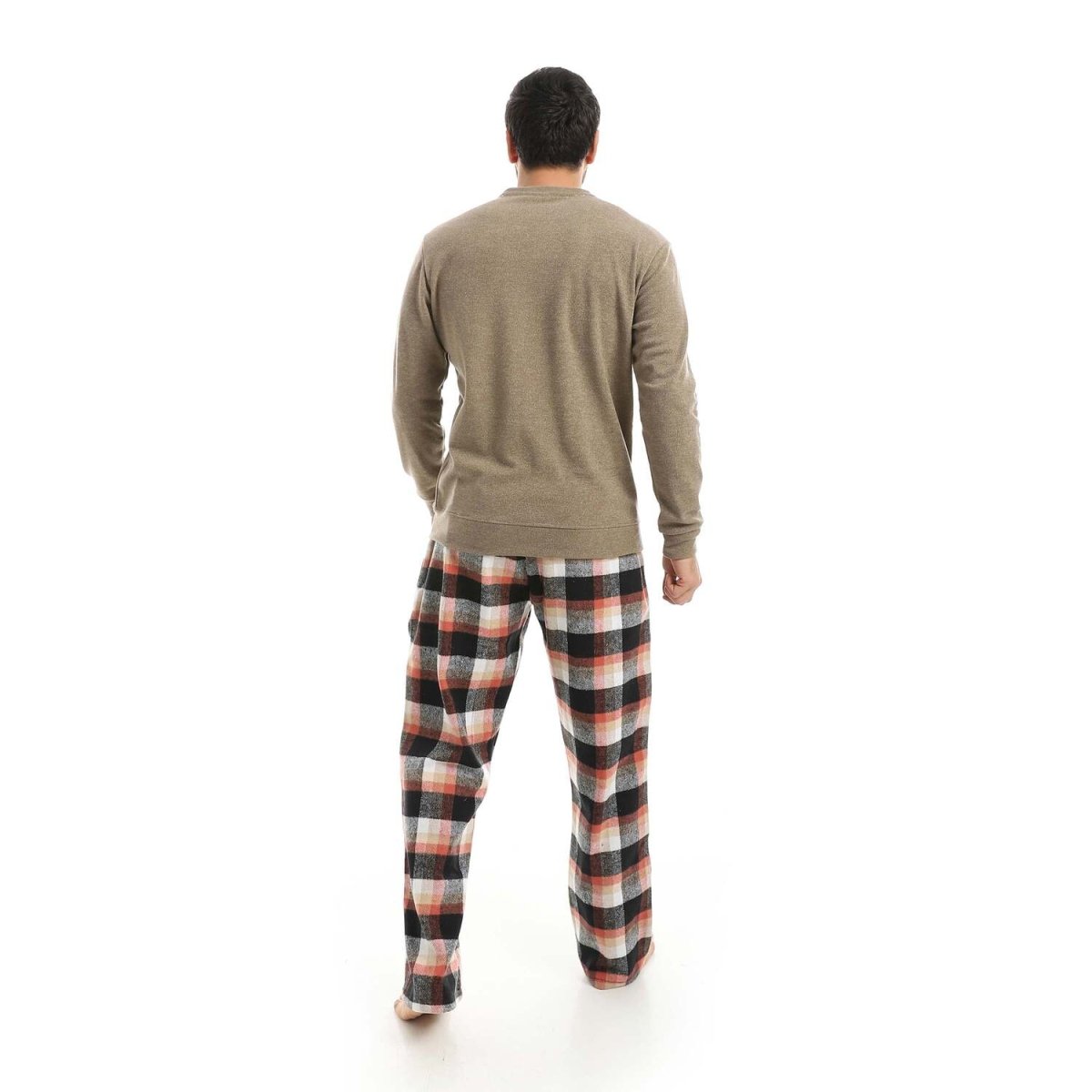 Pajamas Men's Neck Pants