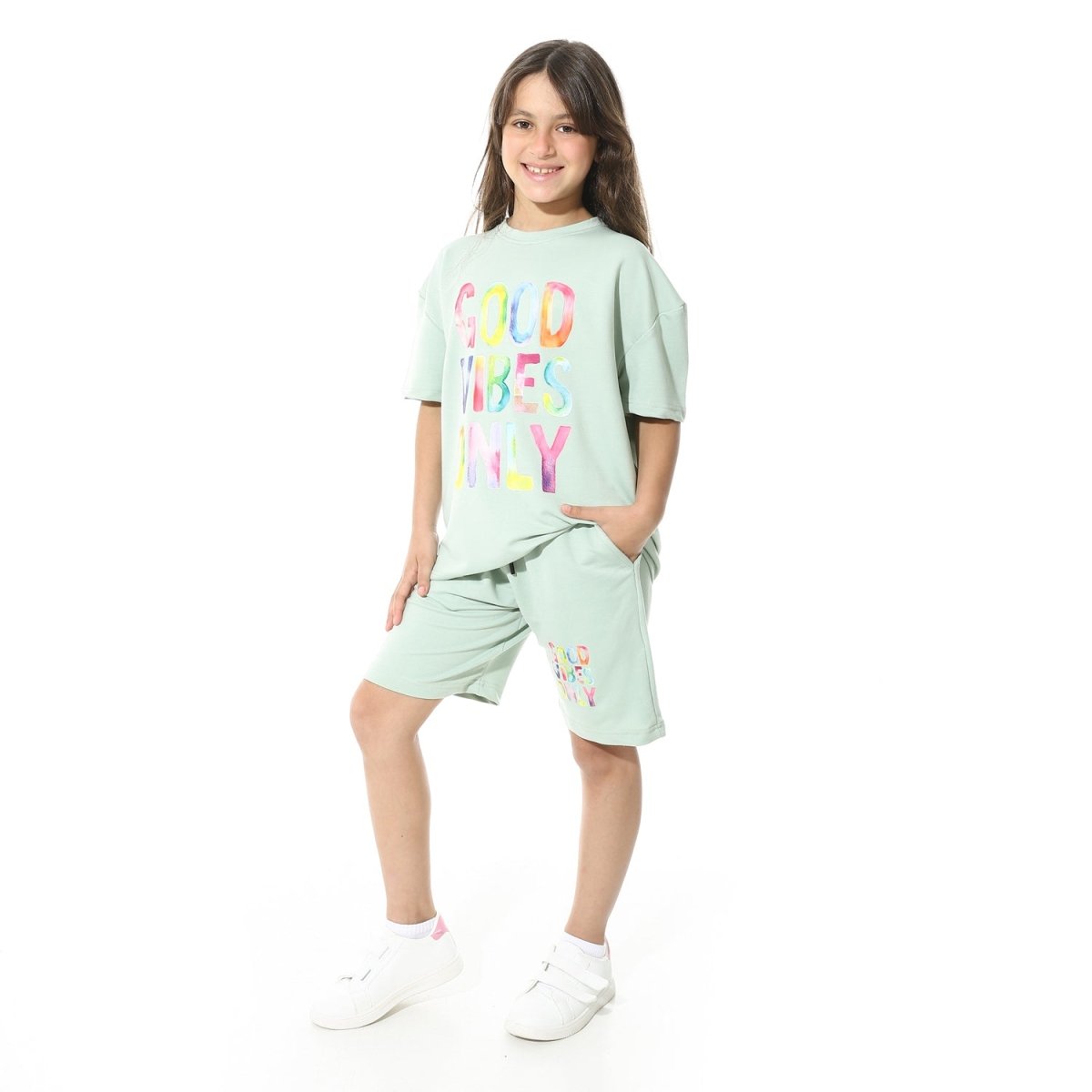 Set Pajamas Kids Summer Printed Unique From Front Unisex