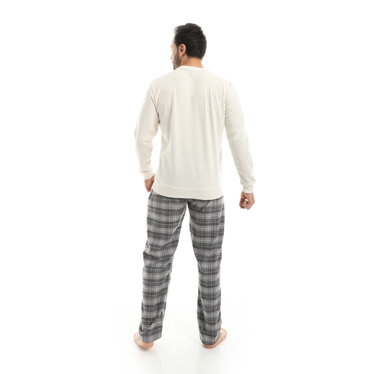 Pajamas Men's Neck Pants