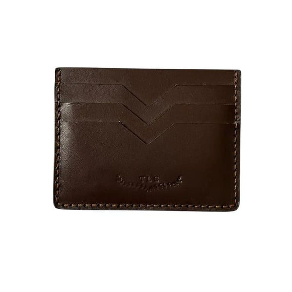 TLS V-Cut Cardholder 'Hickory Brown'