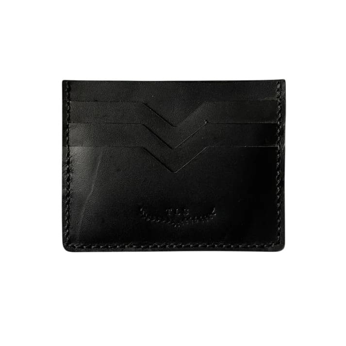 TLS V-Cut Cardholder 'Leather Black'