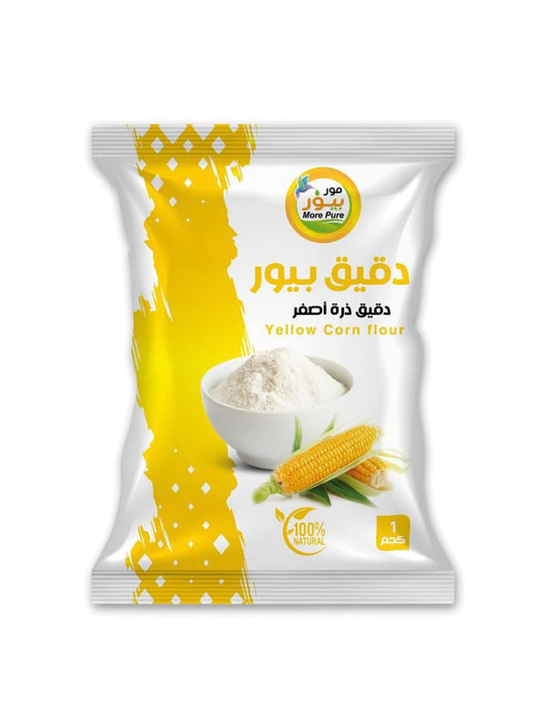 More Pure Yellow Corn Flour 1 kg Bag - 10 kg Pack 