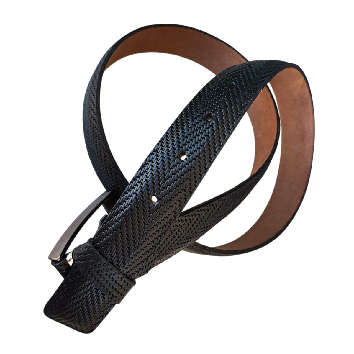 Belt Leather Men's Premium Black Elegant