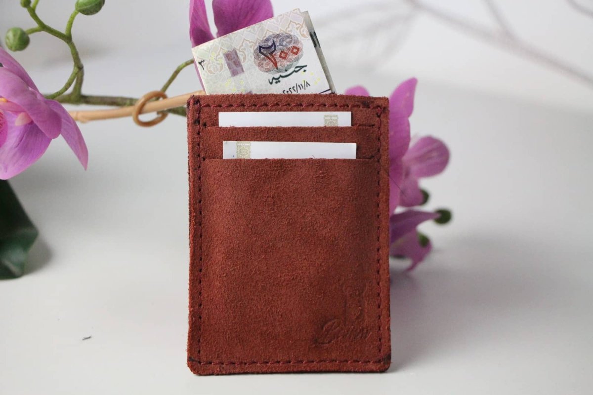 Wallet Cards From Leather Natural
