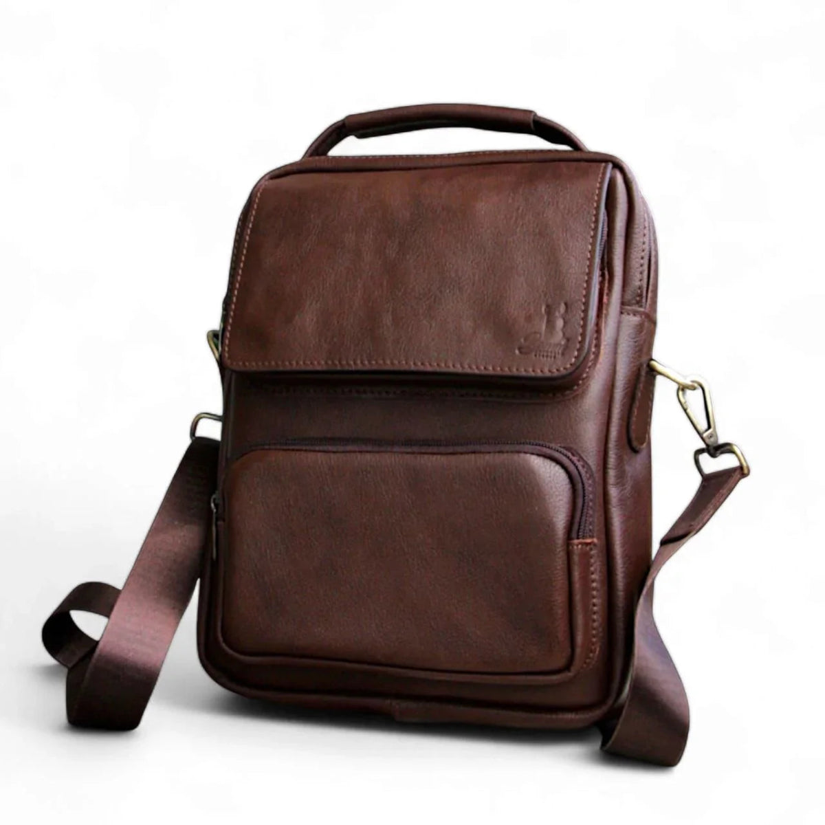 Bag Cross From Leather Natural