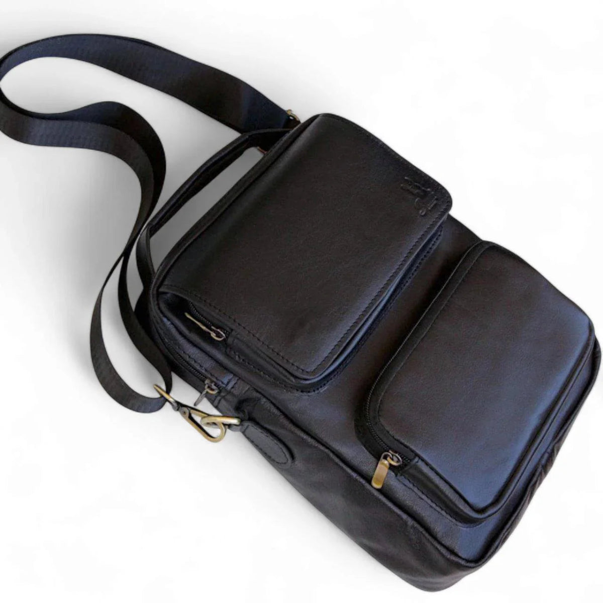 Bag Cross From Leather Natural