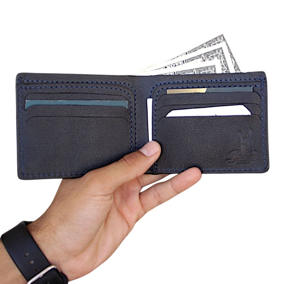 Wallet From Leather Natural