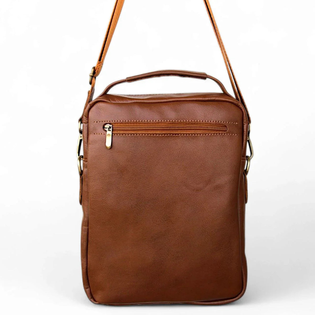 Bag Cross From Leather Natural