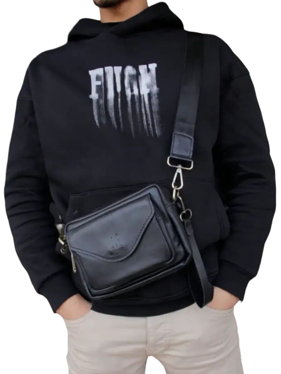 Bag Hand Cross Leather Natural
