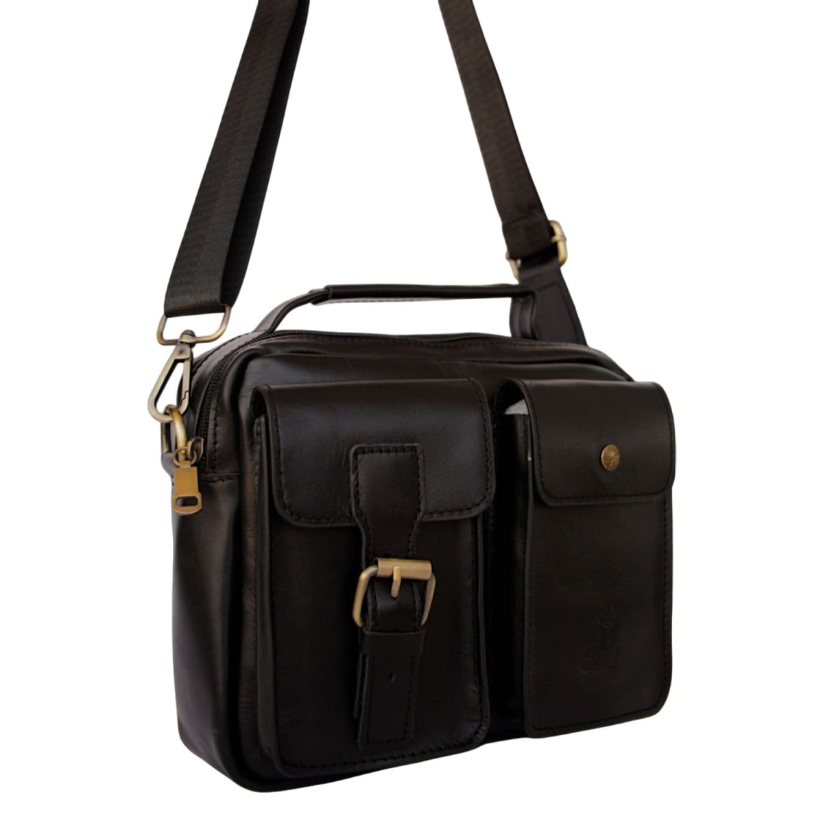 Bag Cross Body Men's Leather Natural High The Quality