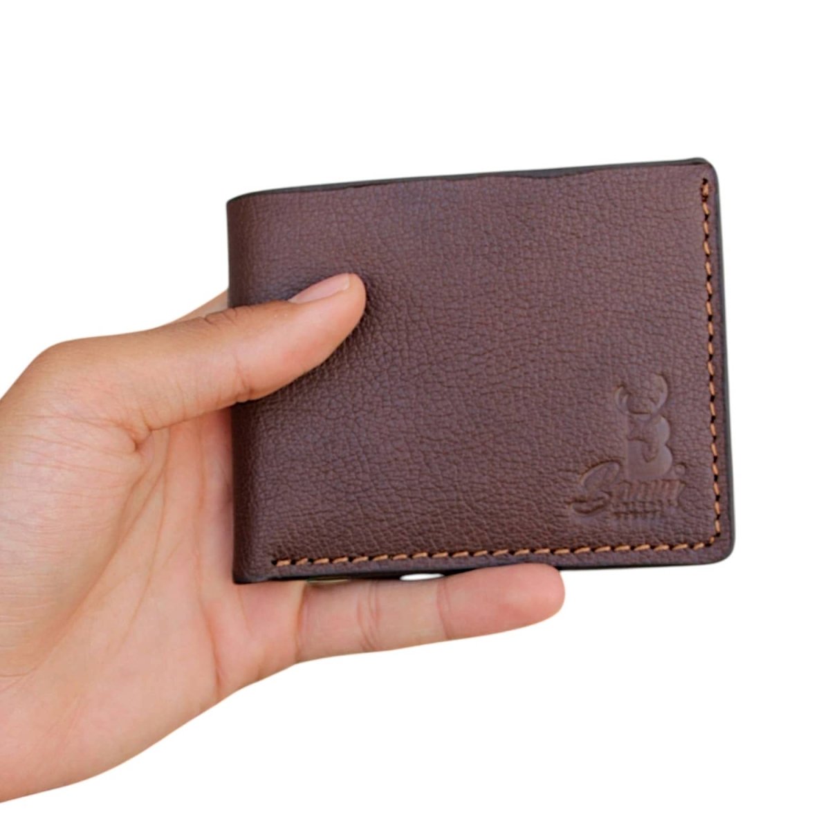 Wallet From Leather Natural