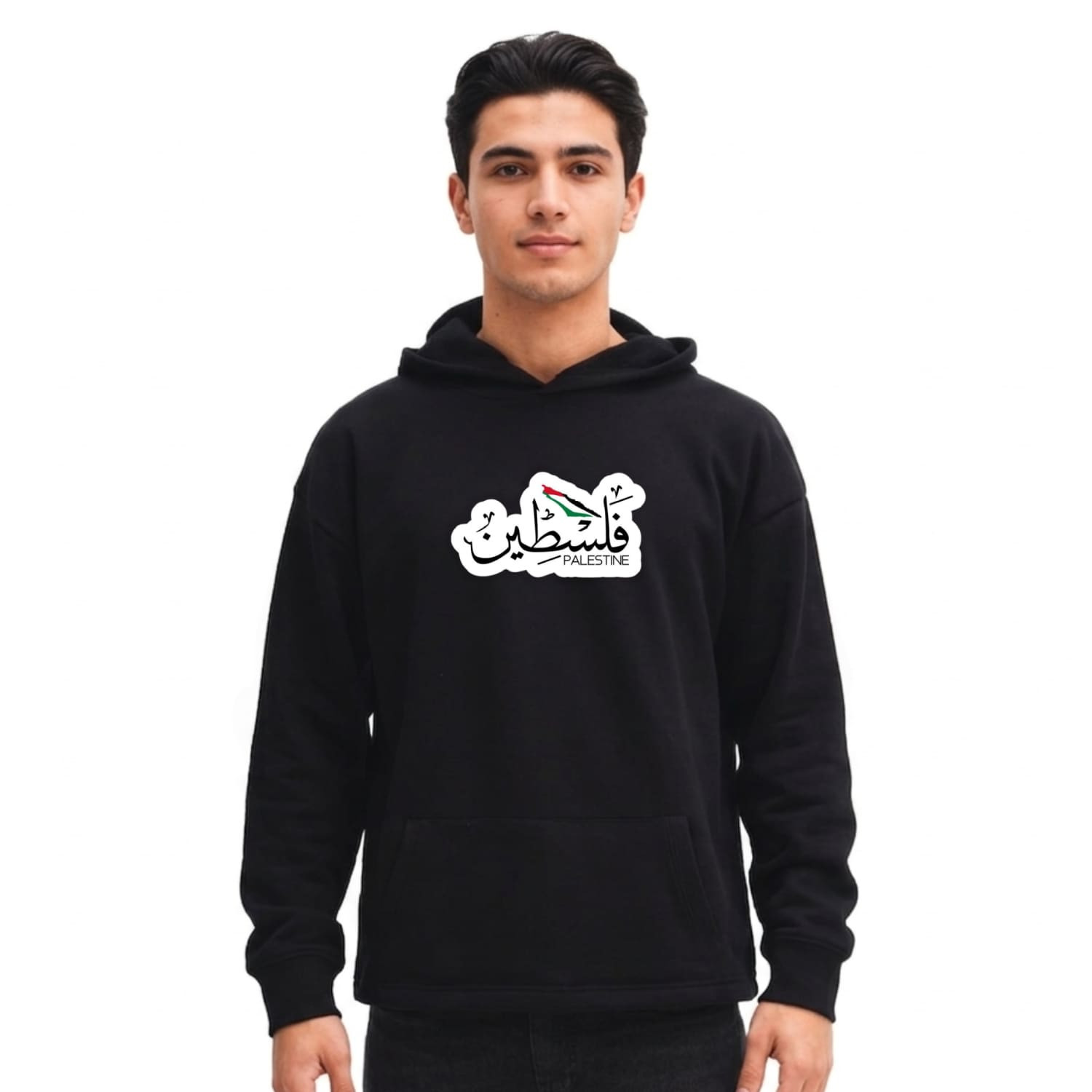 Sweatshirt Shirt Palestine From Cotton Egyptian Printed Modern