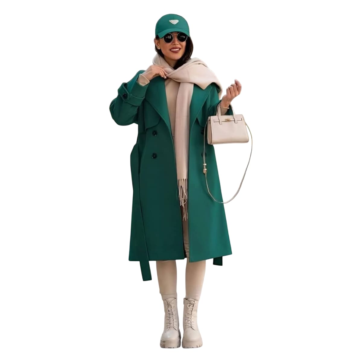 Women's wool coat in multiple colors for a sophisticated winter look