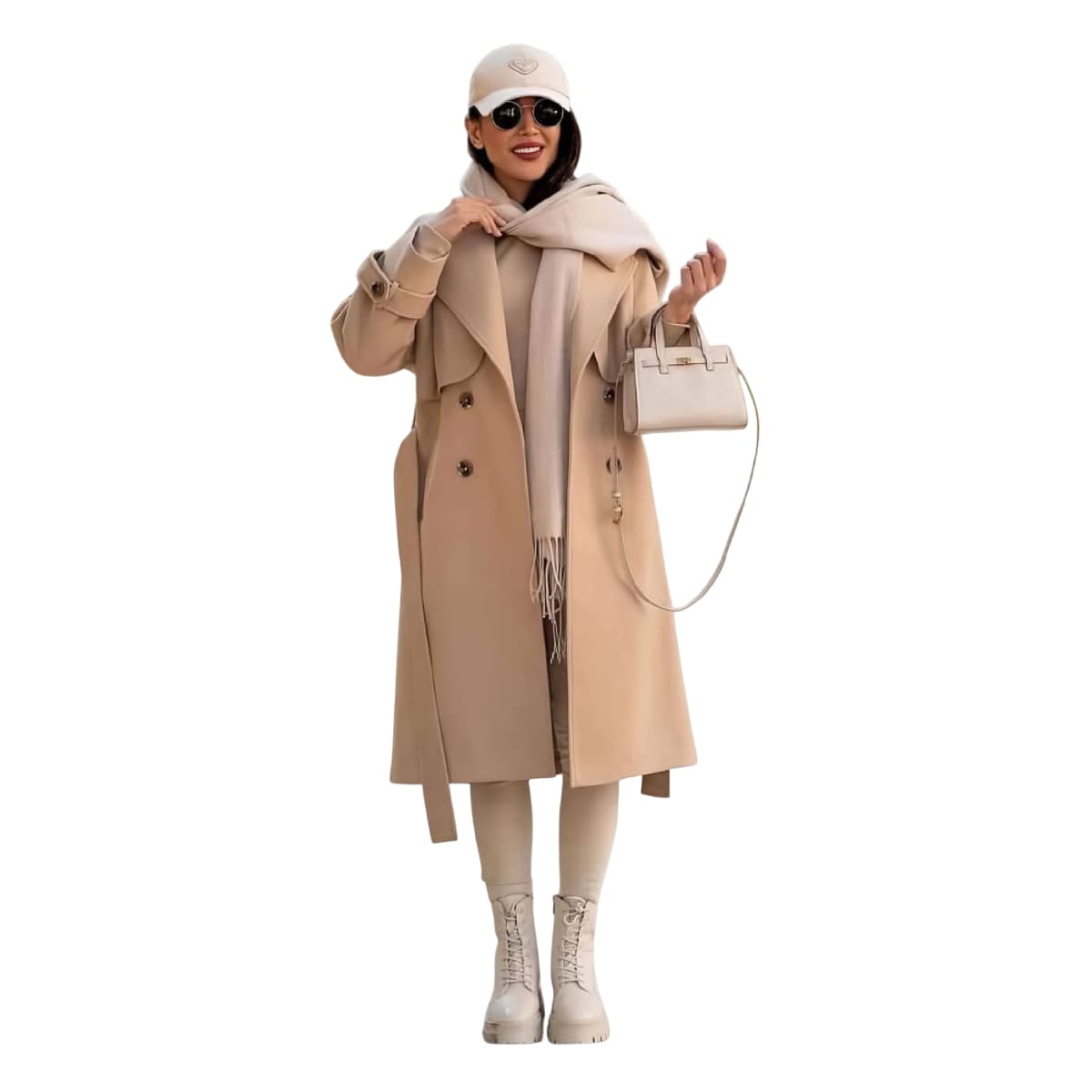 Women's wool coat in multiple colors for a sophisticated winter look