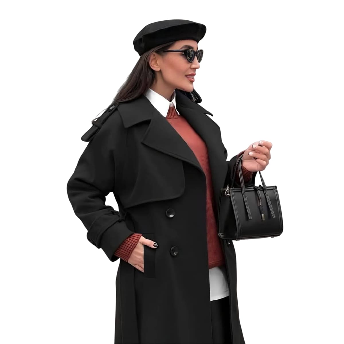 Coat Tweed Women's Colors Multi For Look Winter Luxury