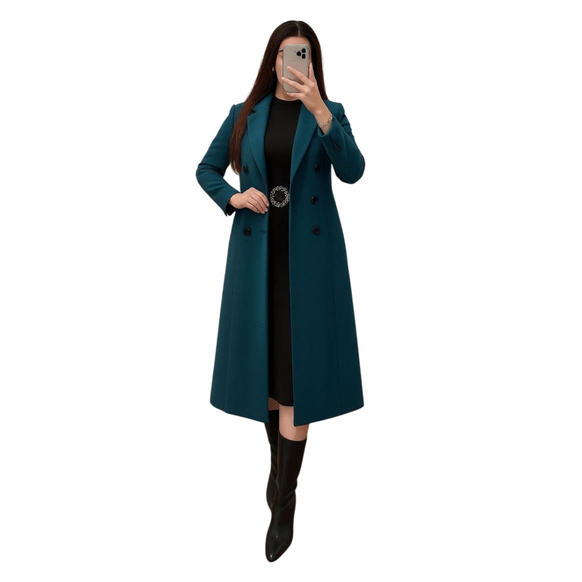 Coat Tweed Women's Elegant Colors Multi Luxury Special