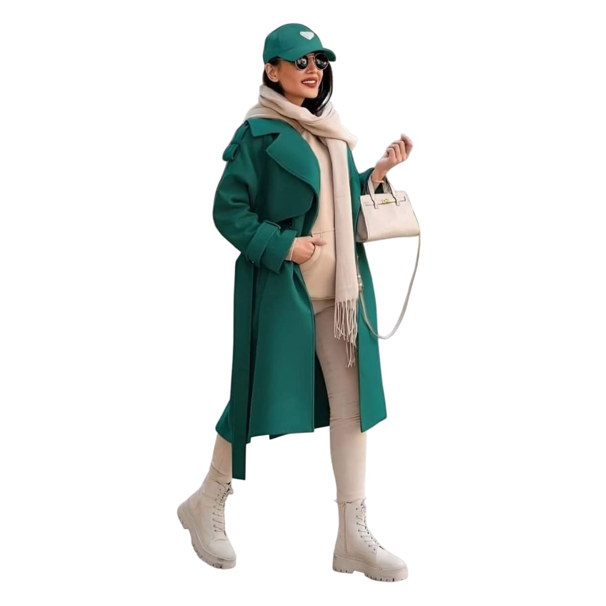 Coat Tweed Women's Colors Multi For Look Winter Luxury