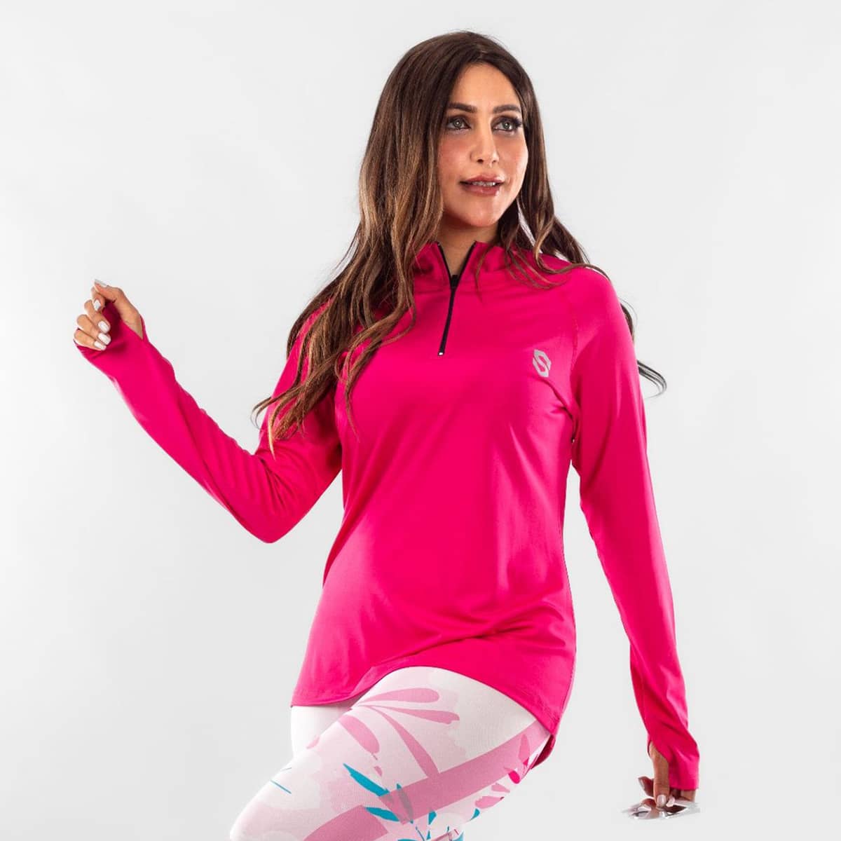 T-Shirt Sport Women's Sleeve Fuchsia