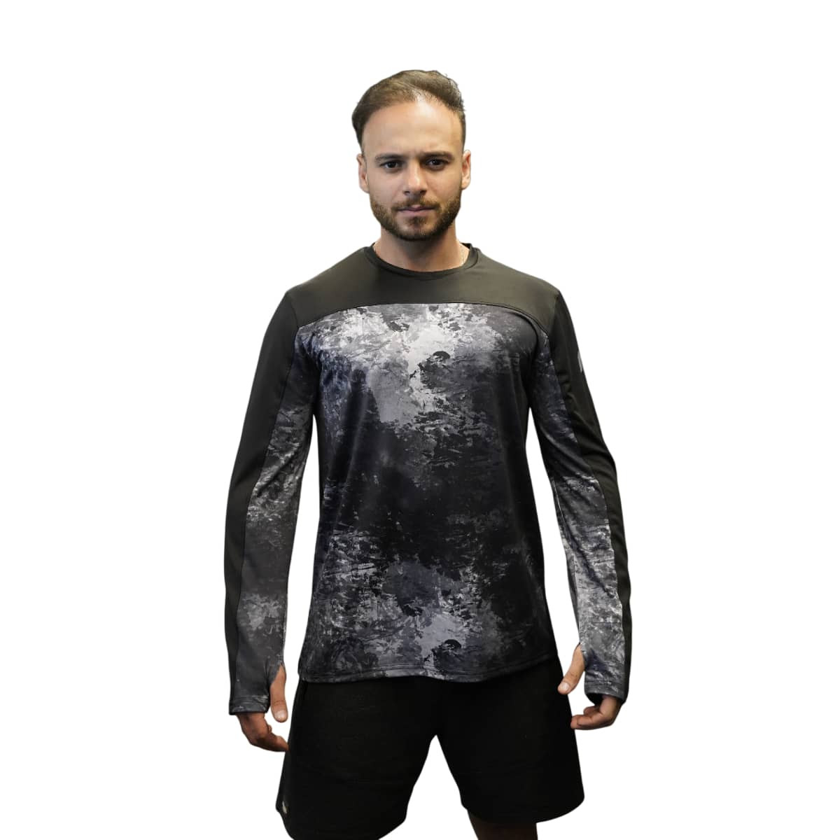 T-Shirt Sport Unisex Flexible - Print Grey