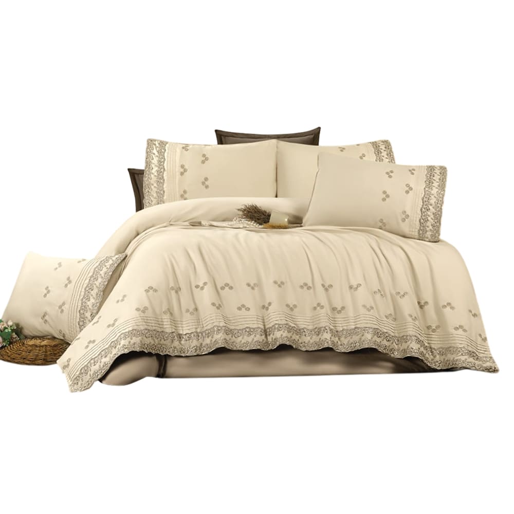 Set Sheet Bed 4 Pieces Cafe