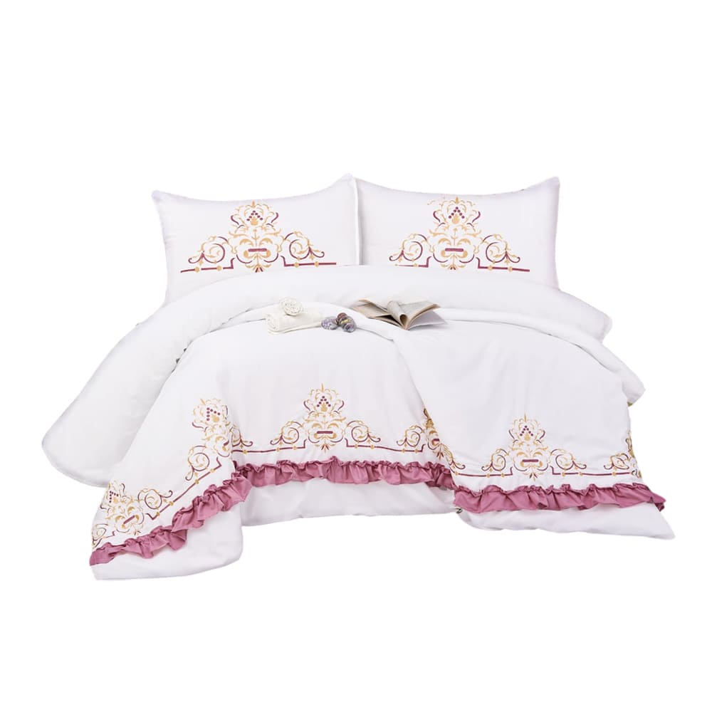 Set Sheet Bed 4 Pieces White
