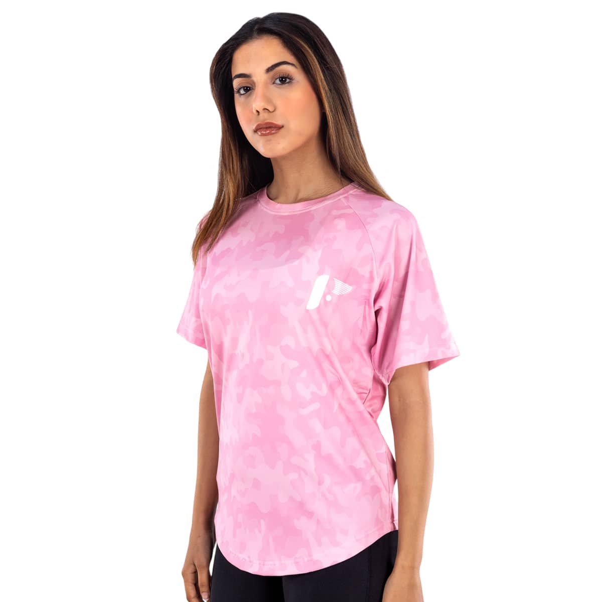 T-Shirt Sport Women's Half Sleeve Pink