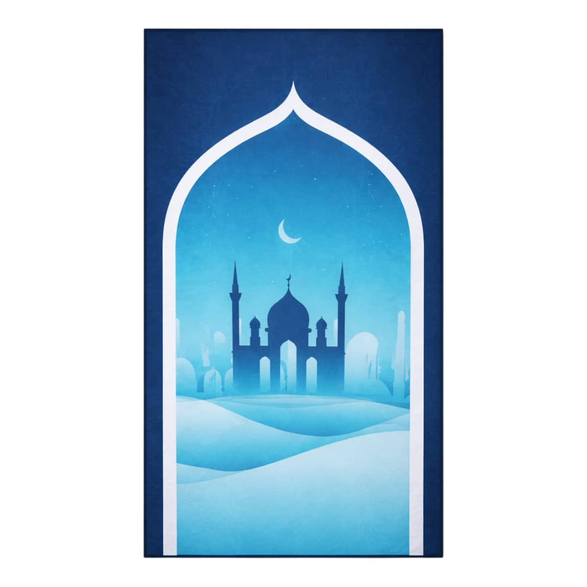 سجادة صلاة طبية قابلة للطي - ازرق