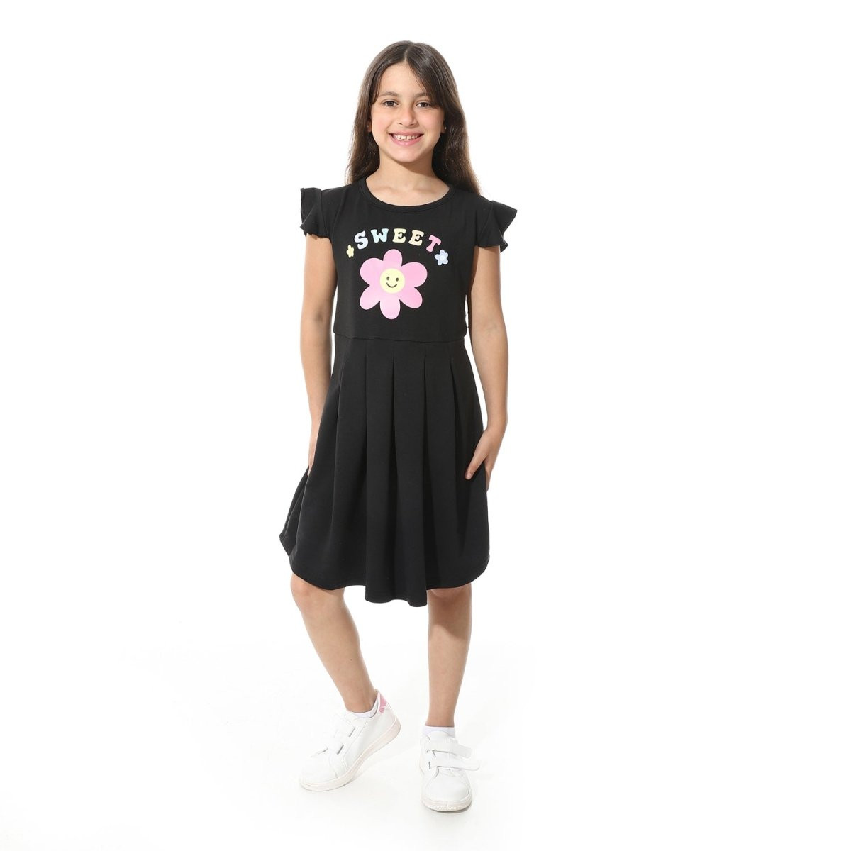 Dress Girls' Printed From Front Elegant Special