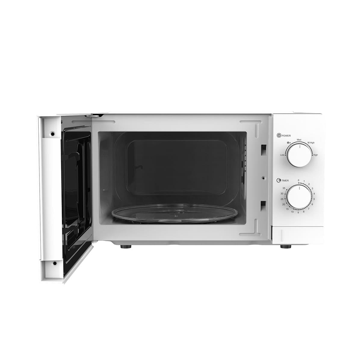 Armadillo Microwave Handmade Capacity 20 L 700 - 1100 Watt White