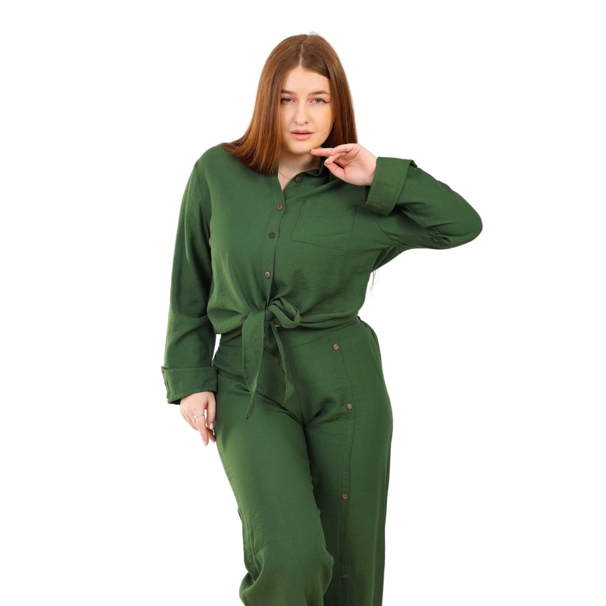 Suit Women's Casual Linen With Laces