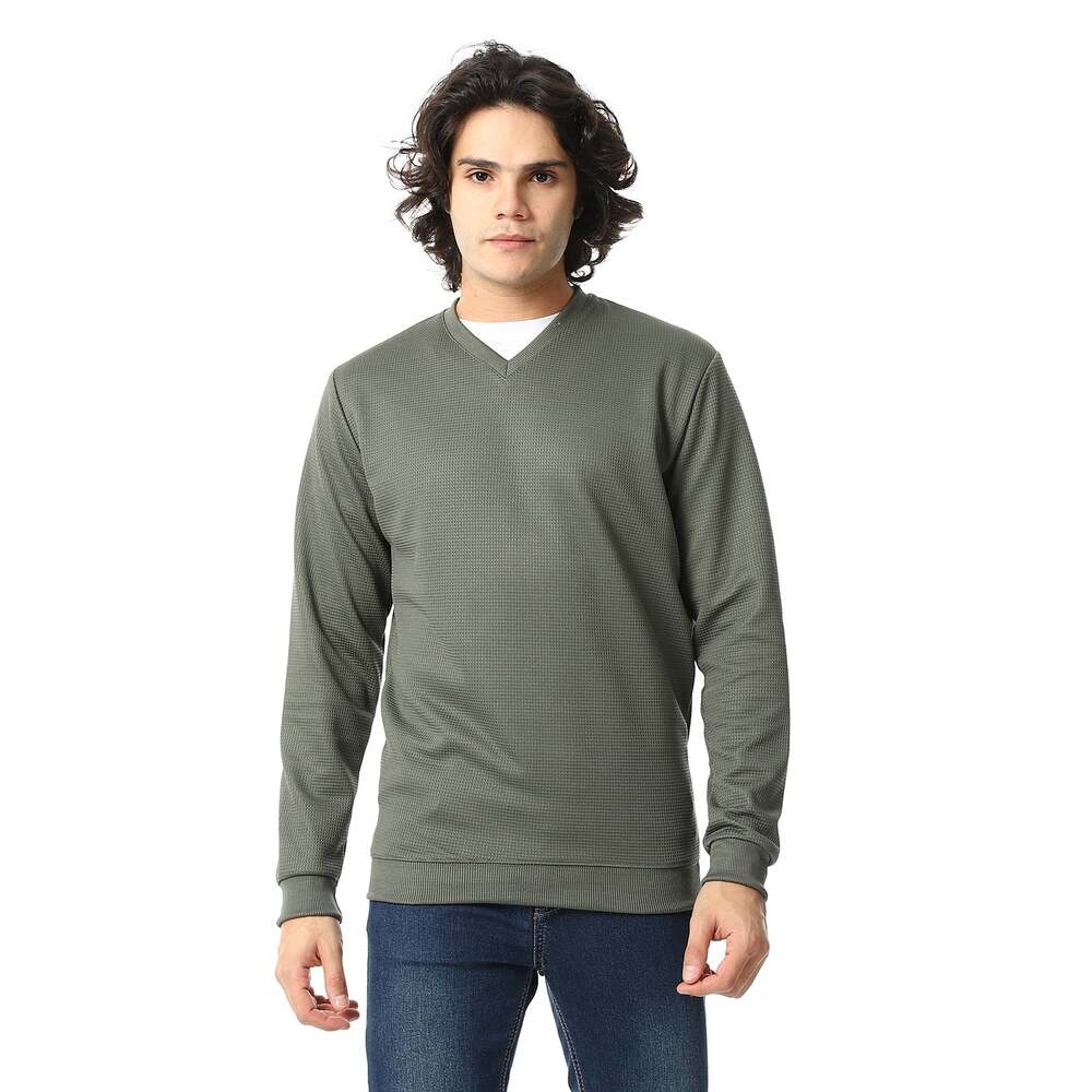 Blazer Winter Men's Woven Neckline On Shape Letter V Cotton 100