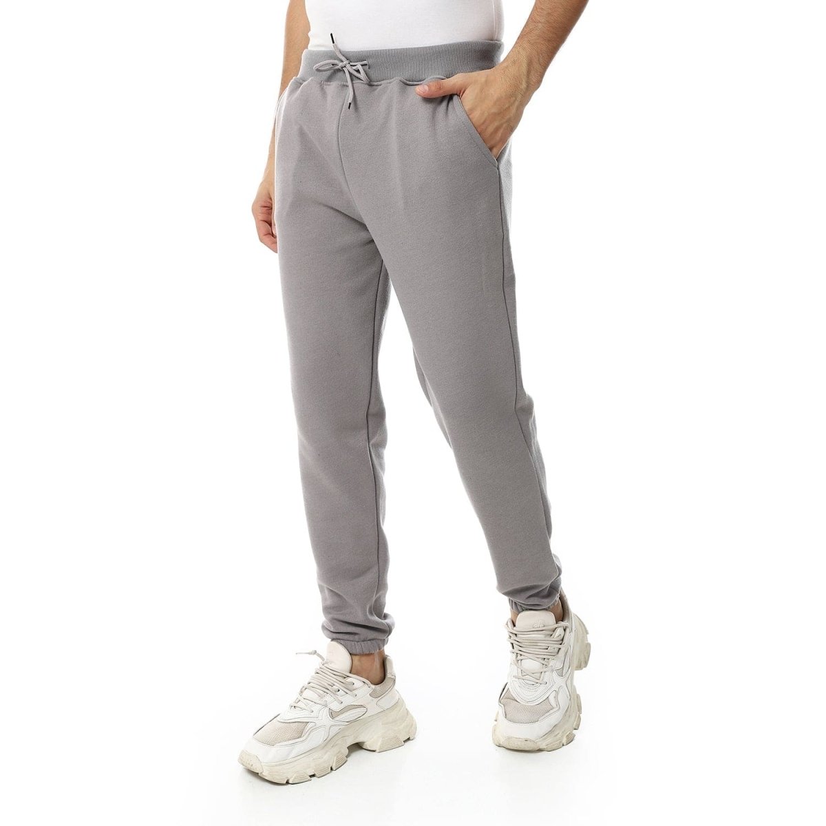 Pants Sport Comfortable Plain Waist Elastic