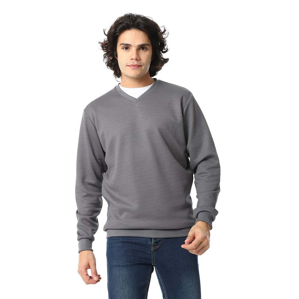 Blazer Winter Men's Woven Neckline On Shape Letter V Cotton 100