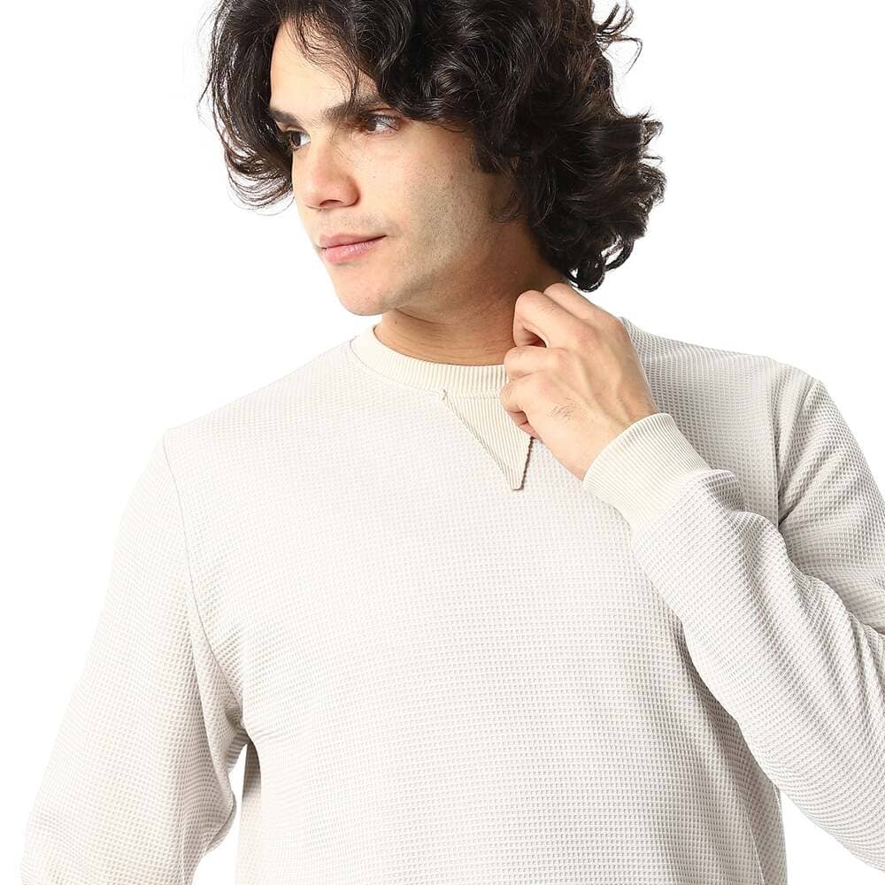 Blazer Winter Men's Woven Neck Round Cotton 100