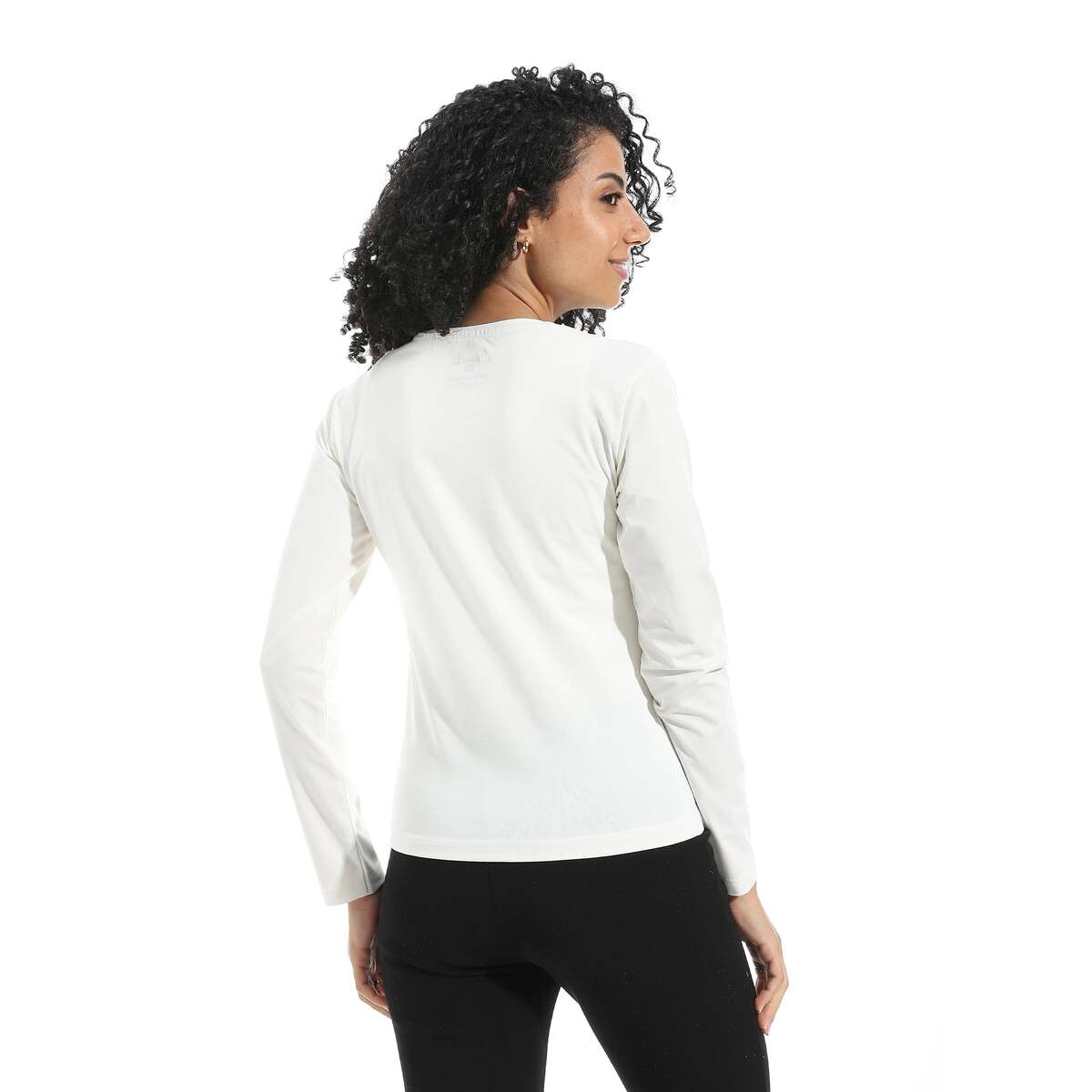 Blouse Women's Lycra With Sleeves Long Neck Wide