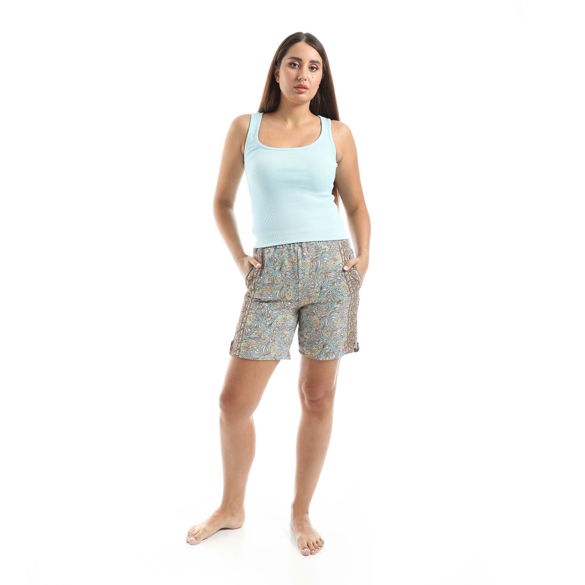 Set Shorts Women's Cotton 100 % Designed