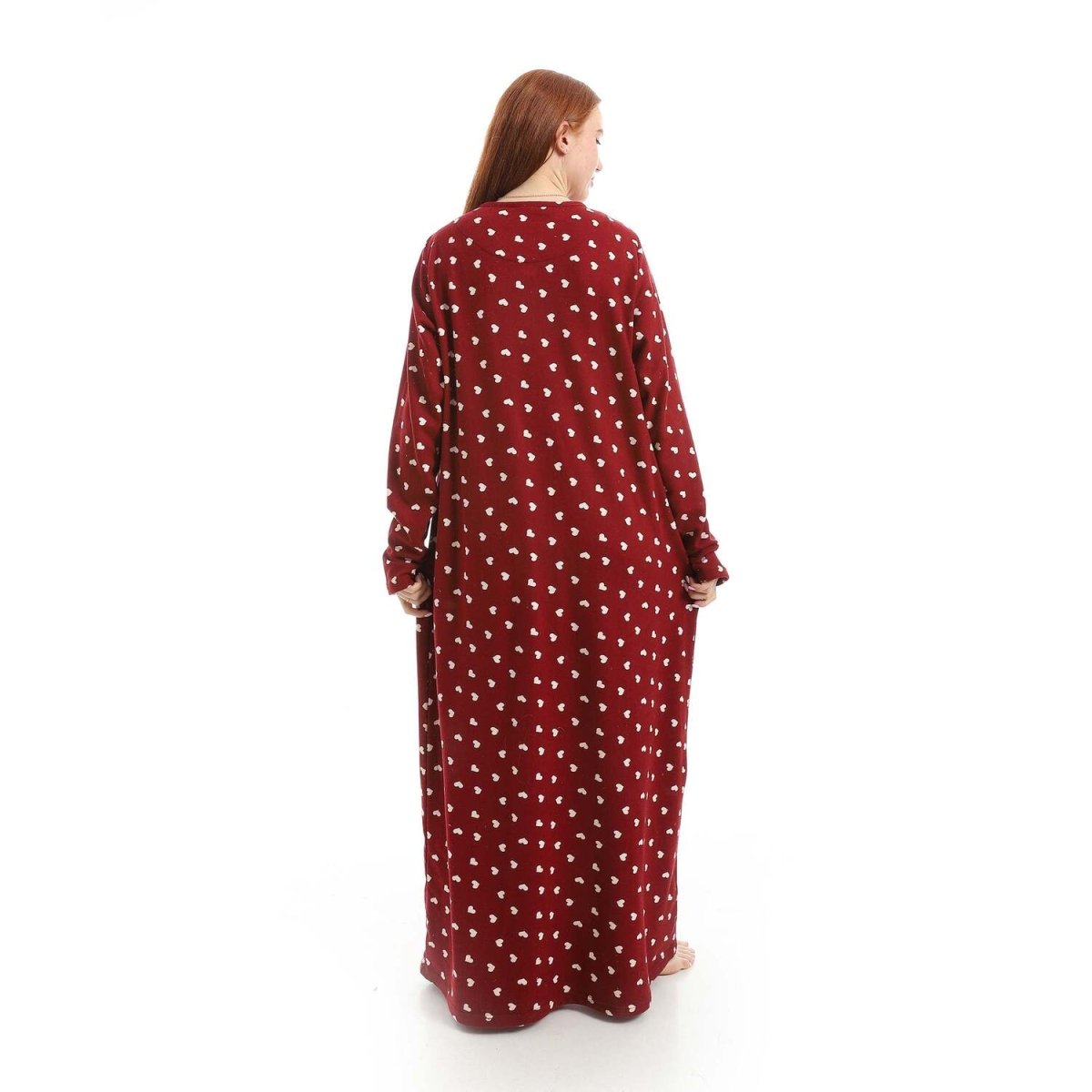 Shirt Sleep With Sleeves Printed Heart