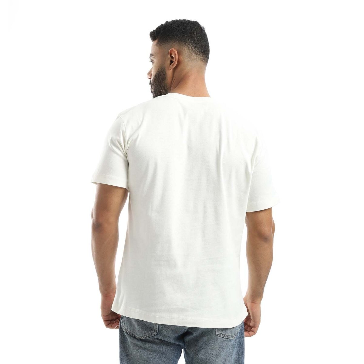T-Shirt Men's Plain With Sleeves On V