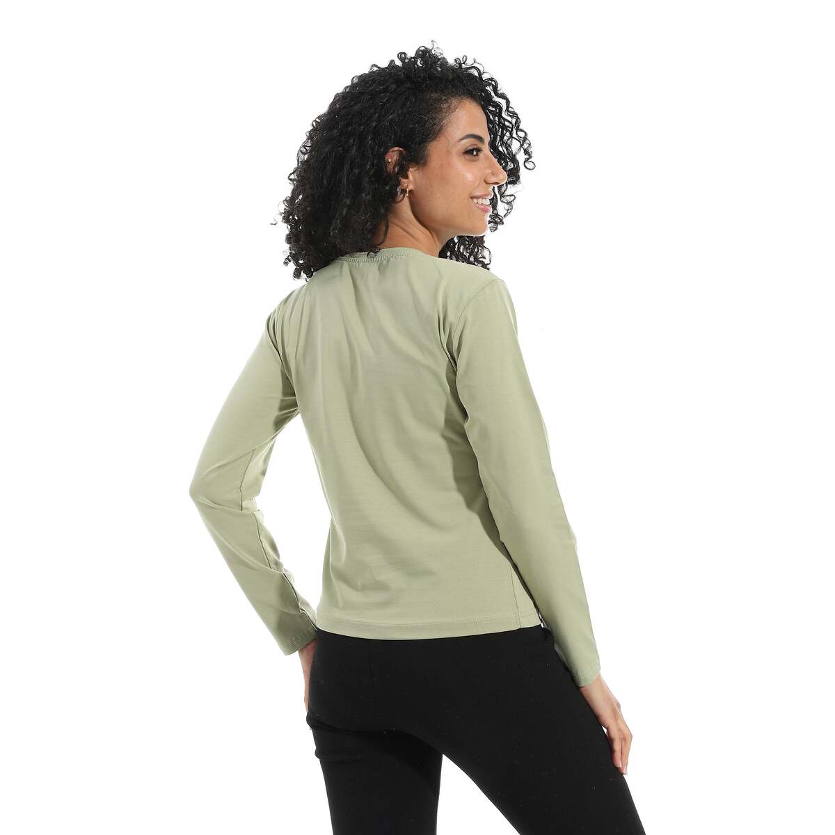 Blouse Women's Lycra With Sleeves Long Neck Wide