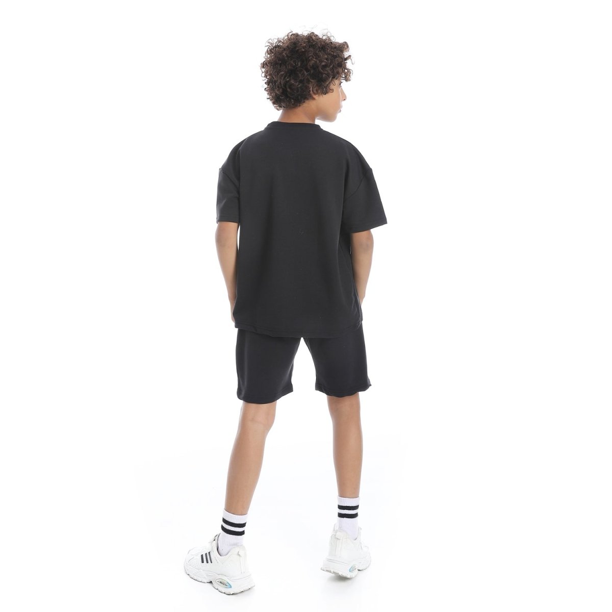 Set Pajamas Kids Summer Print Attractive From Front Unisex