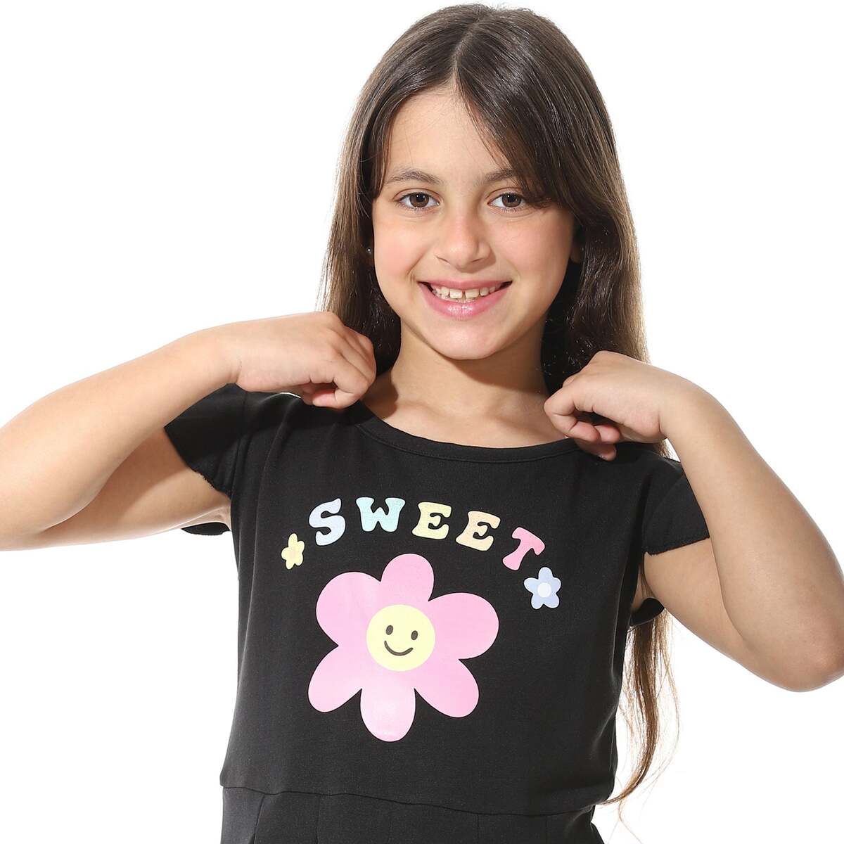 Dress Girls' Printed From Front Elegant Special