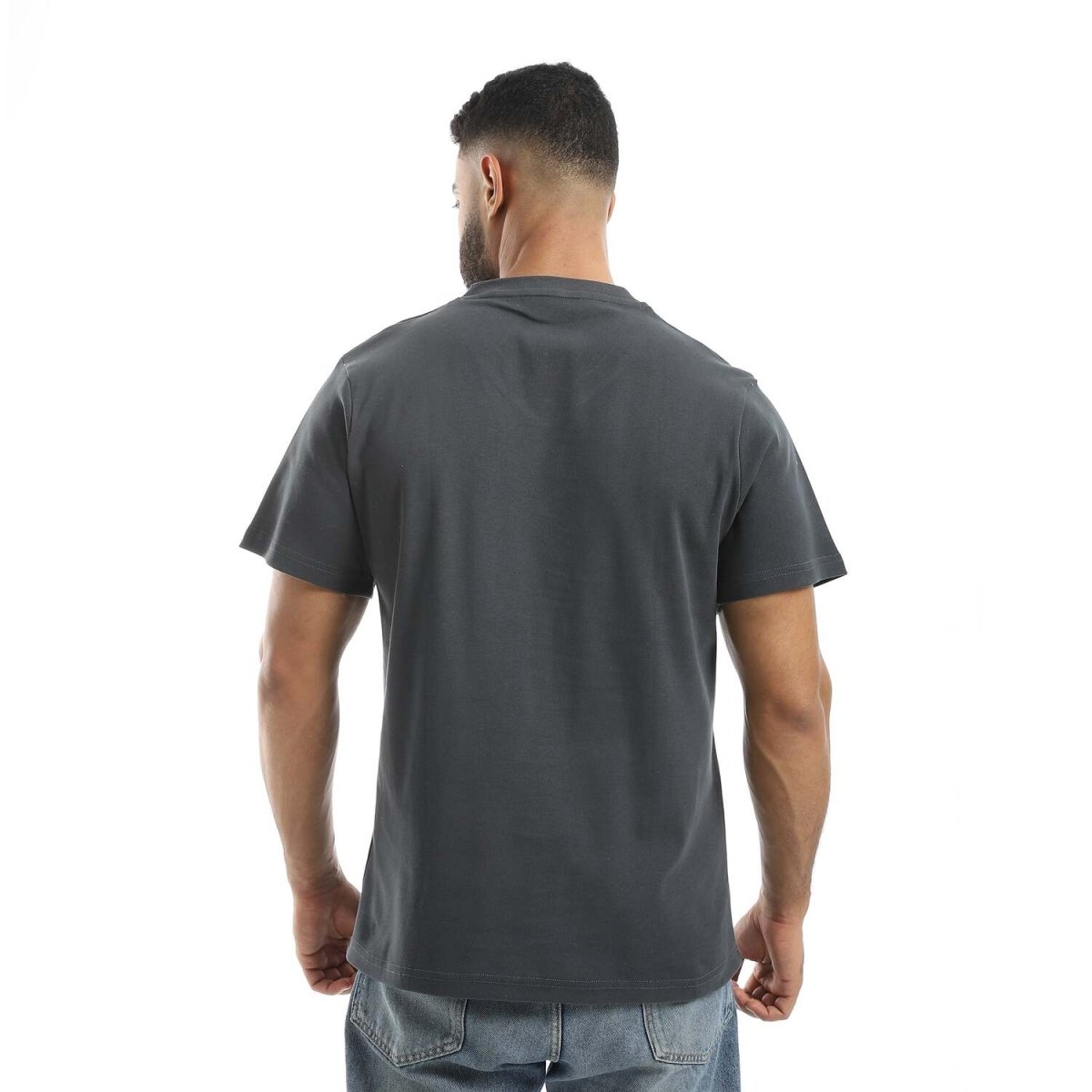 T-Shirt Men's Plain With Sleeves On V