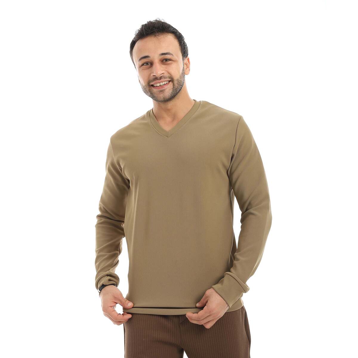 Blazer Men's Neckline V From Cotton Polyester Comfortable