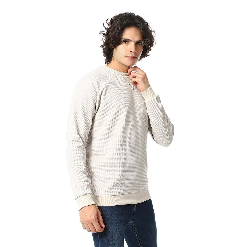 Blazer Winter Men's Woven Neck Round Cotton 100