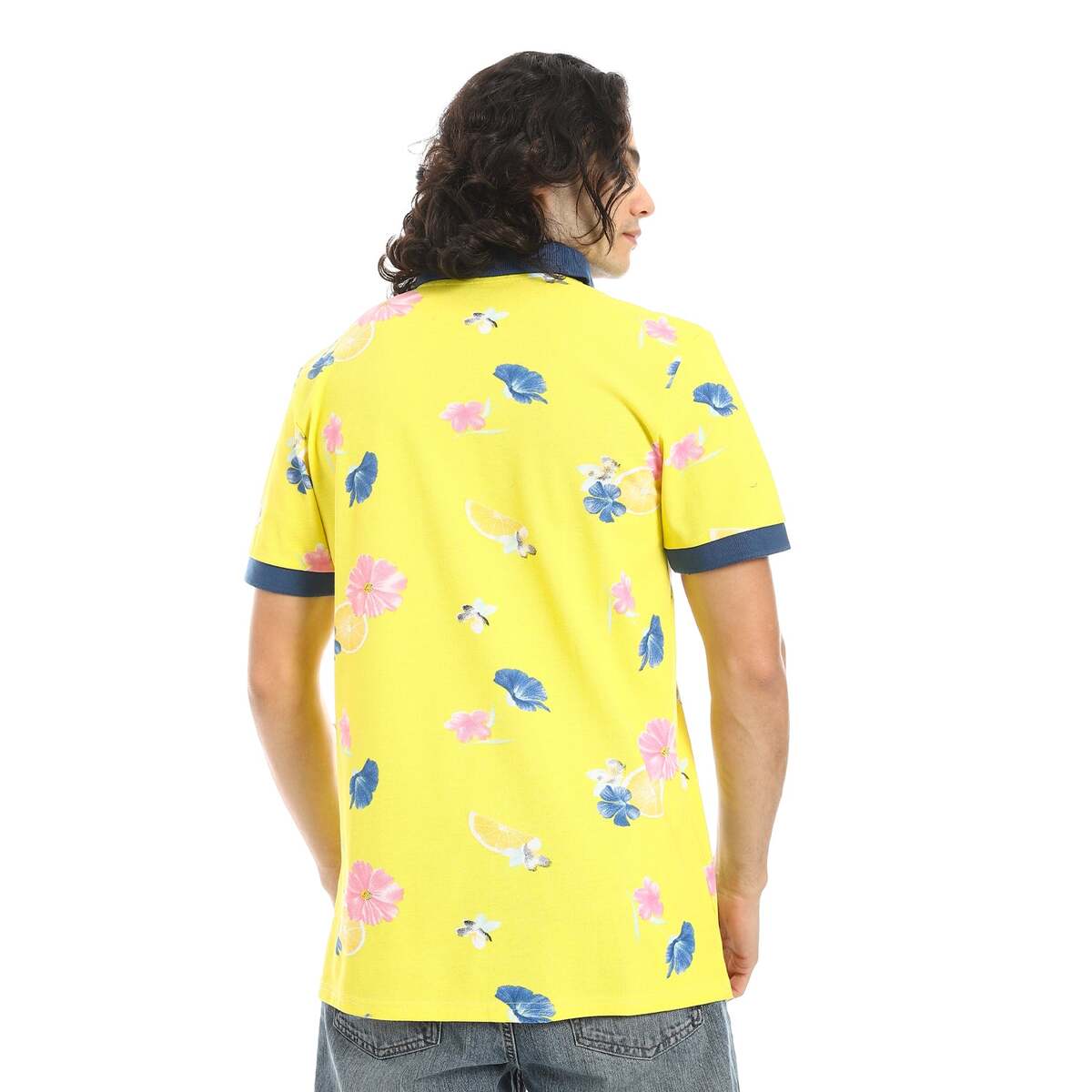 T Shirt Polo With Fit Ordinary Fabric Cotton 100