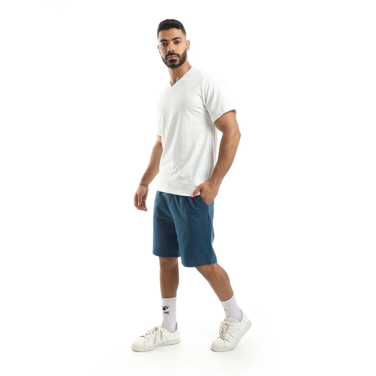 Set Pajamas Men's Modern Neck On Shape Letter V 100 Cotton