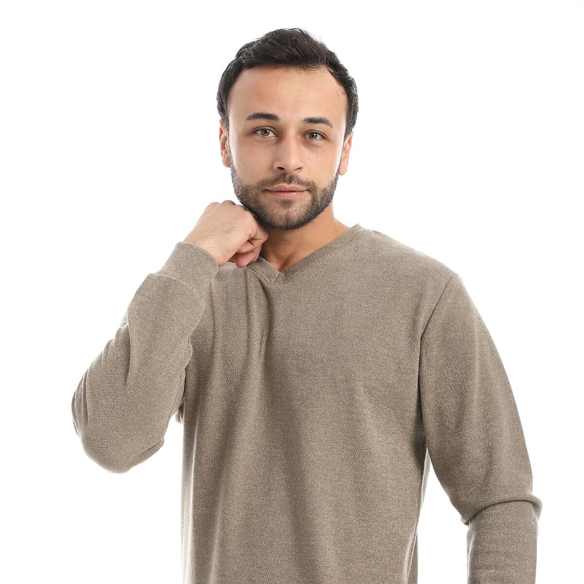 Pajamas Falafel Beige Neckline V Fabric Soft