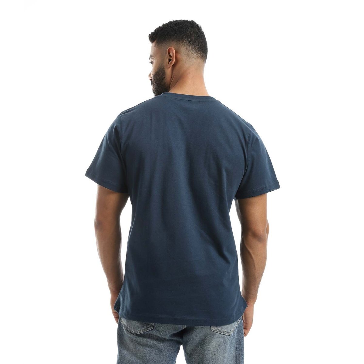 T-Shirt Men's Plain With Sleeves On V