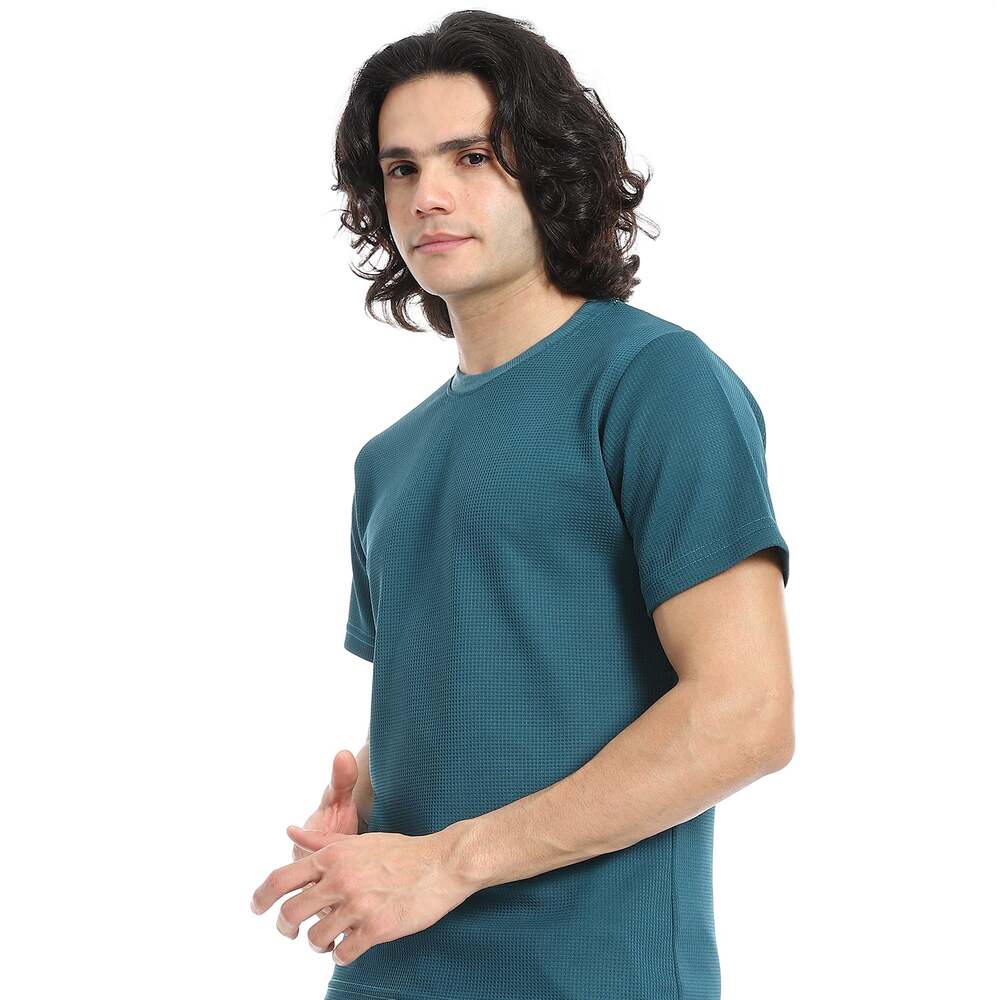 Set T-Shirt Shorts With Sleeves Short Patterned